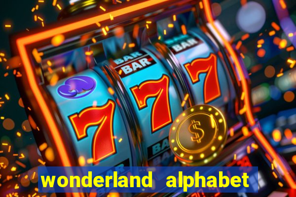 wonderland alphabet comic studio